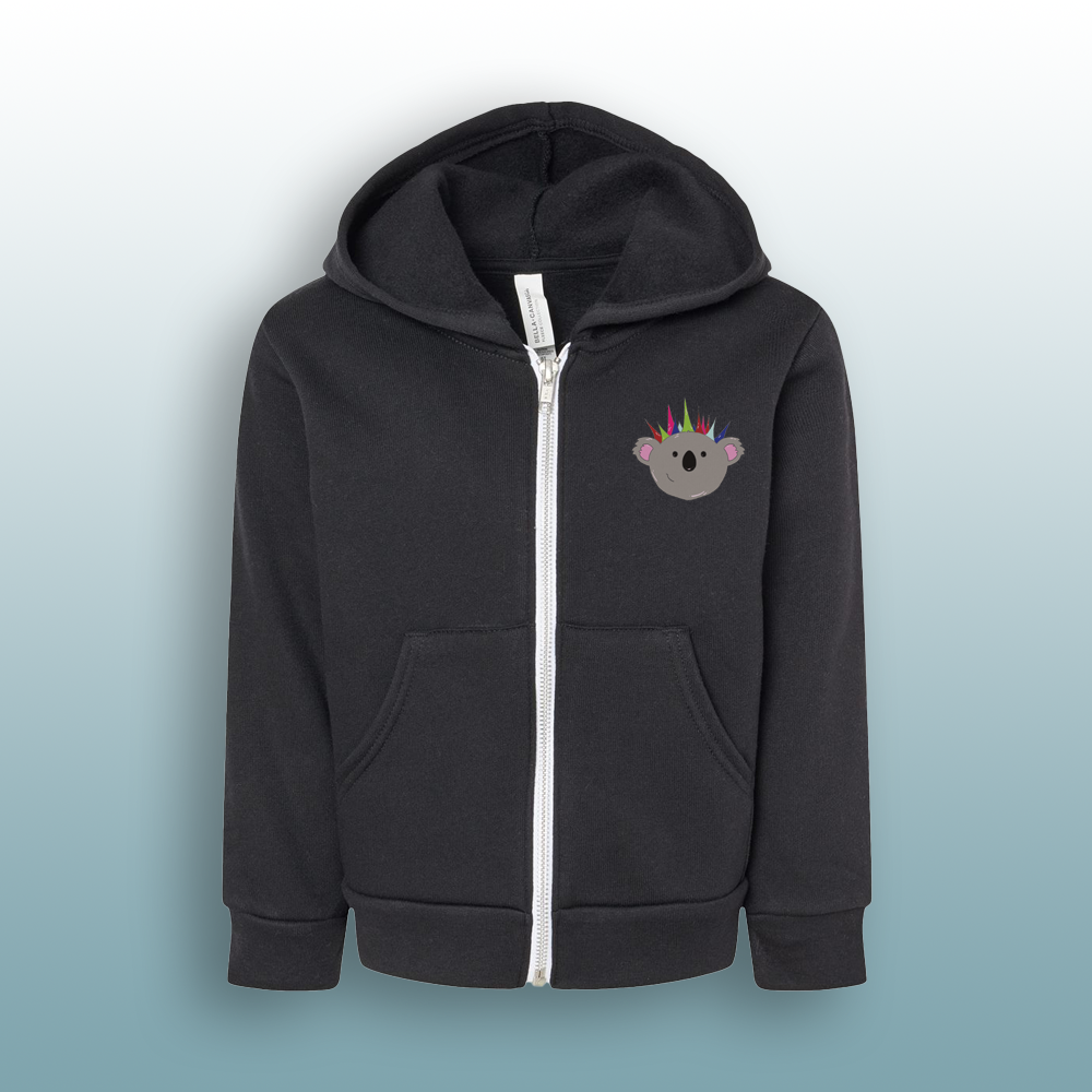 Toddler Sweatshirt Full Zip Wild Koala