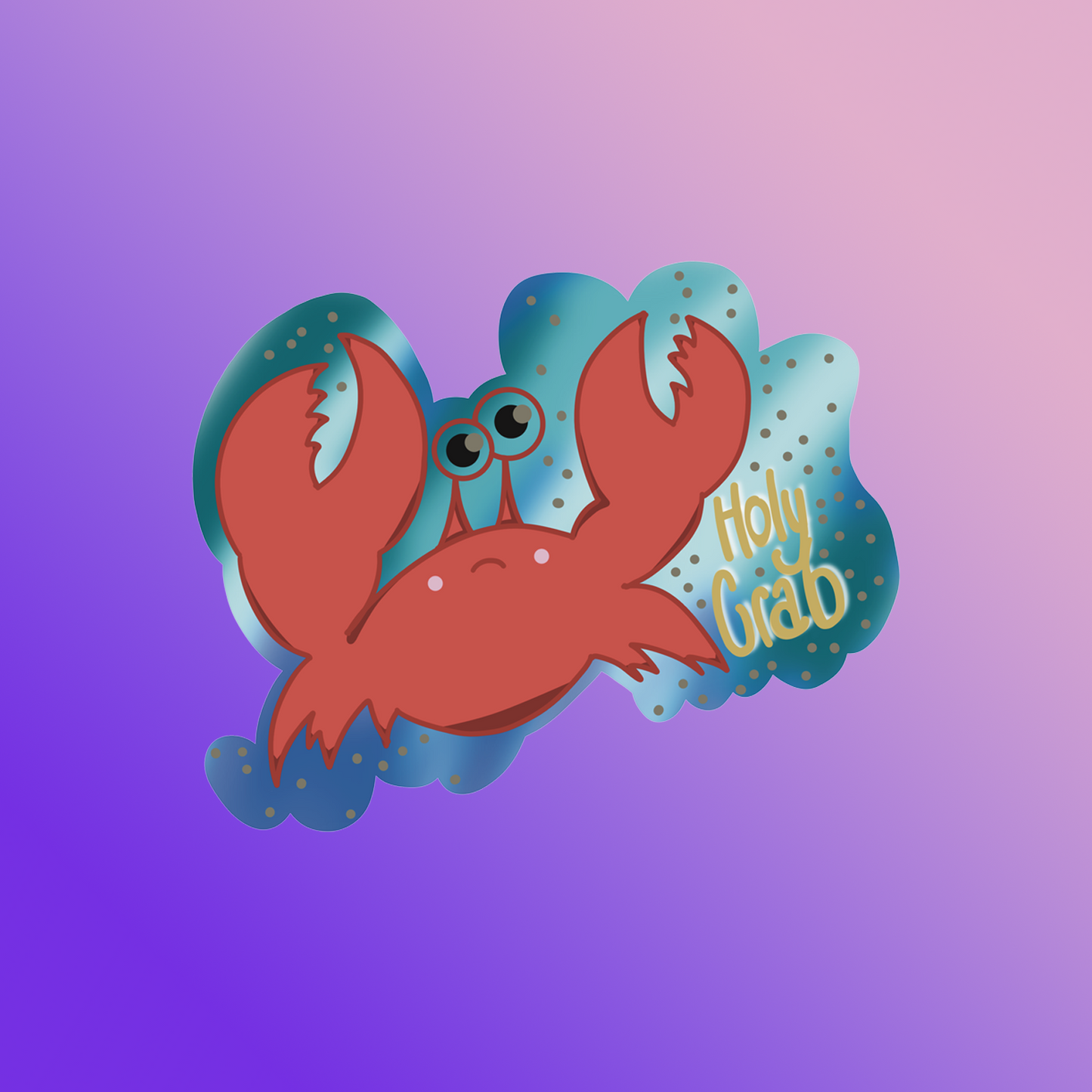Sticker Holy Crab