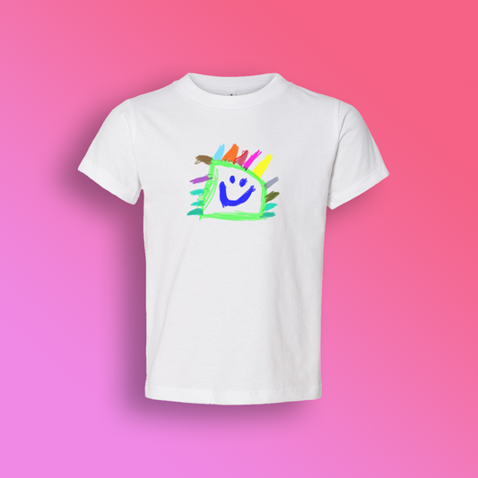 Toddler Short Sleeve Spike Marshmallow Shirt