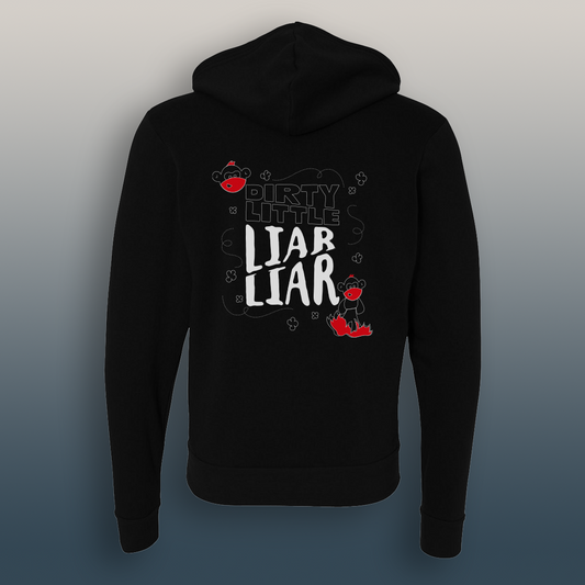 Adult Sweatshirt Full Zip Liar Monkey