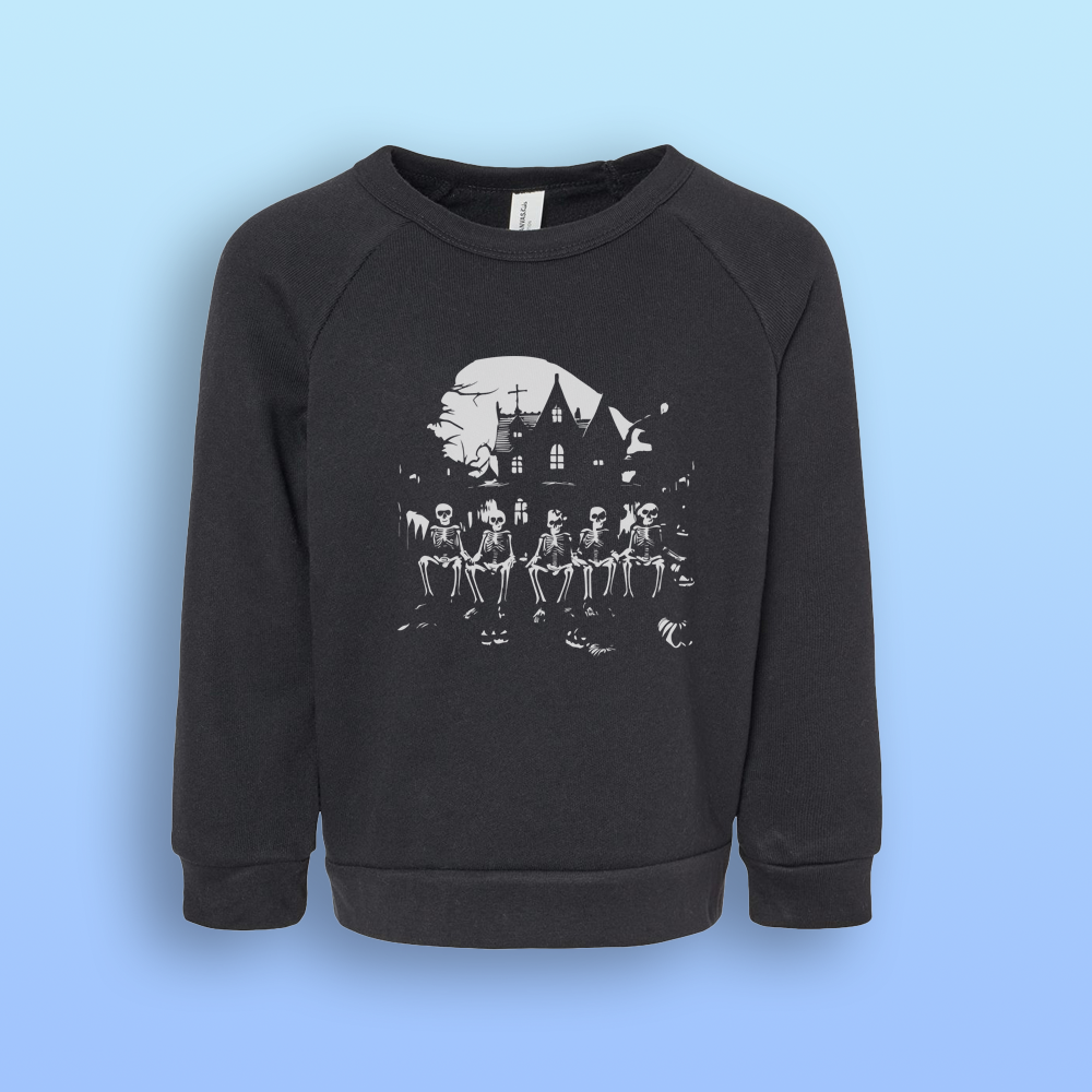 Kids Sweatshirt Skeleton Family