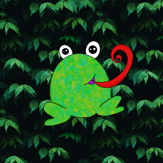 Sticker Green Frog