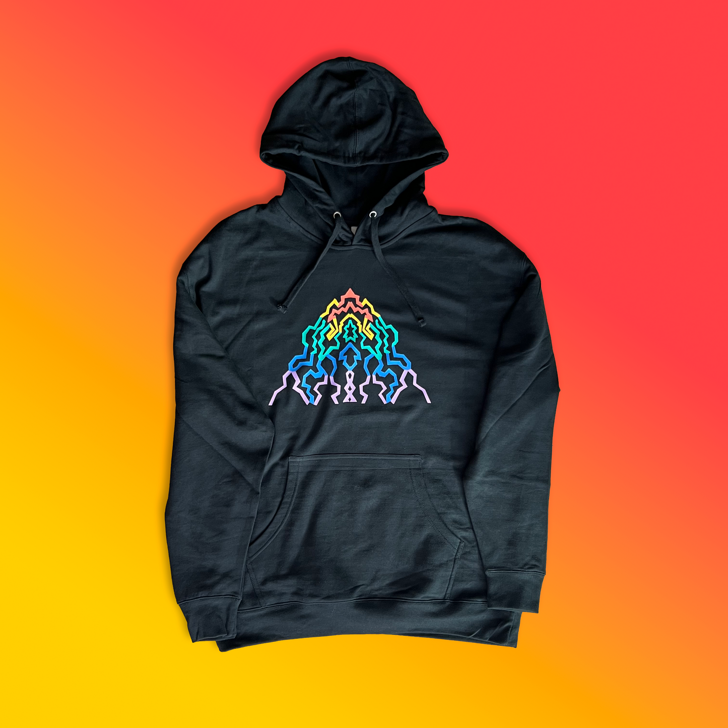 Adult Sweatshirt Rainbow Mountain