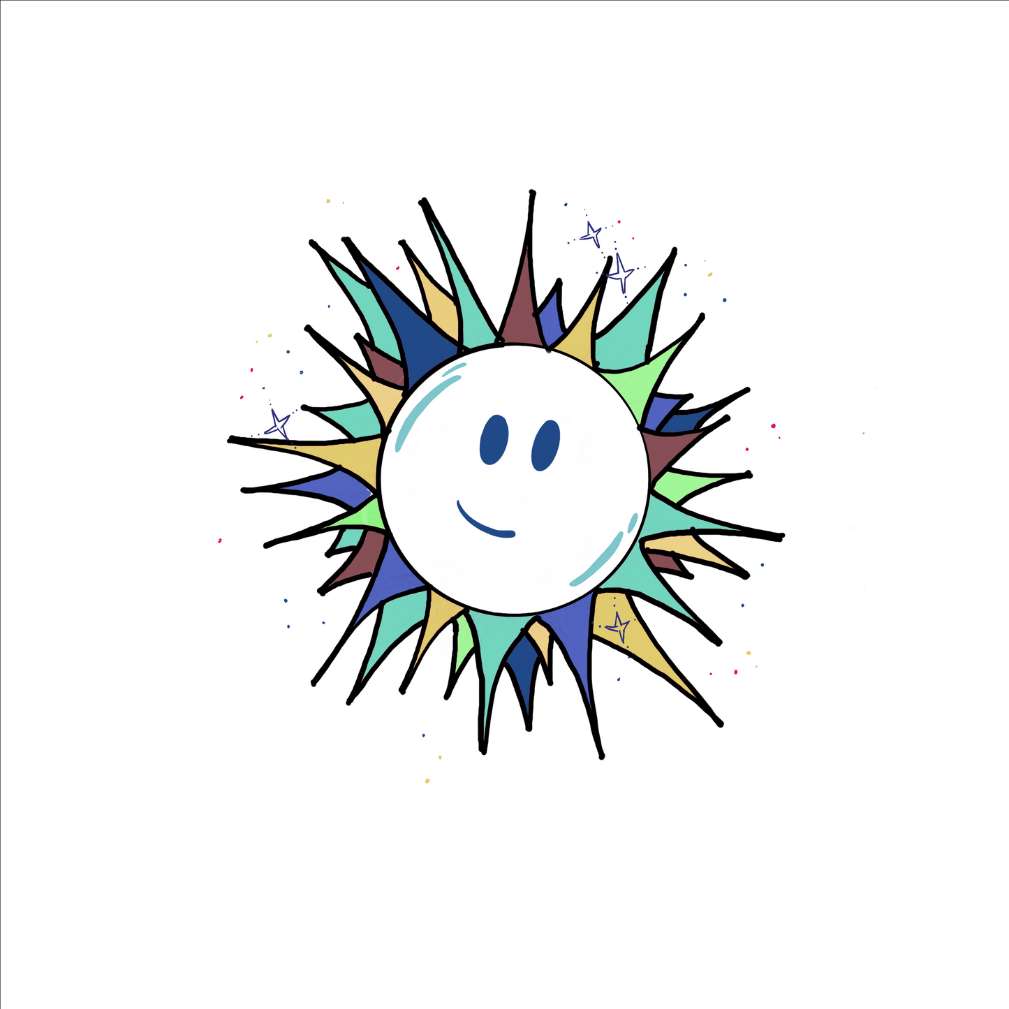 Sticker Spike Smile