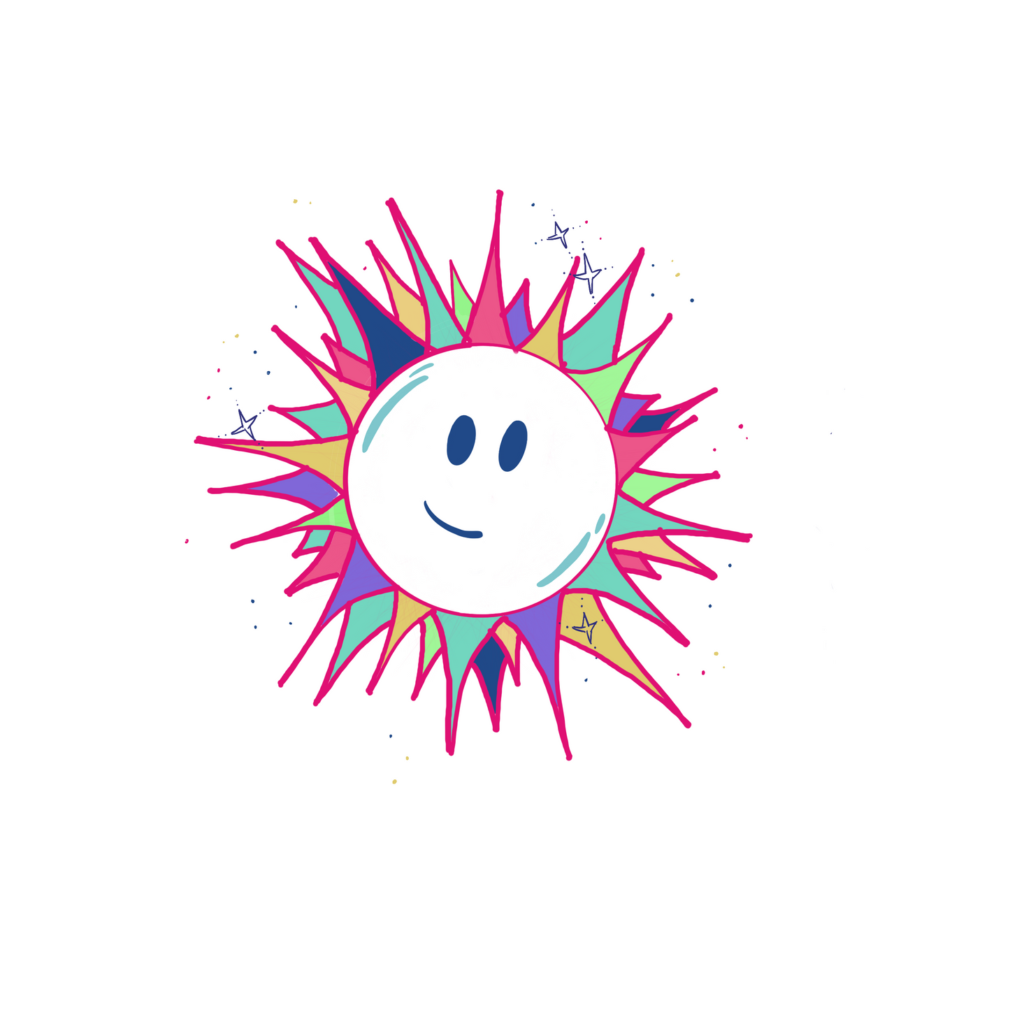 Sticker Spike Smile