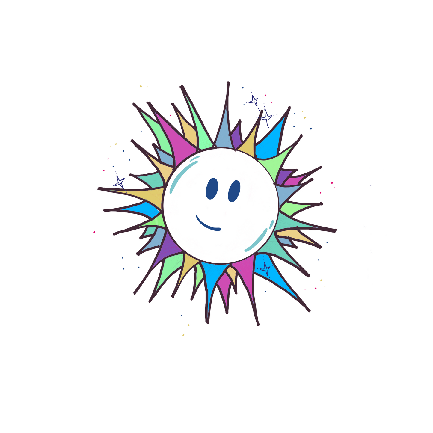 Sticker Spike Smile