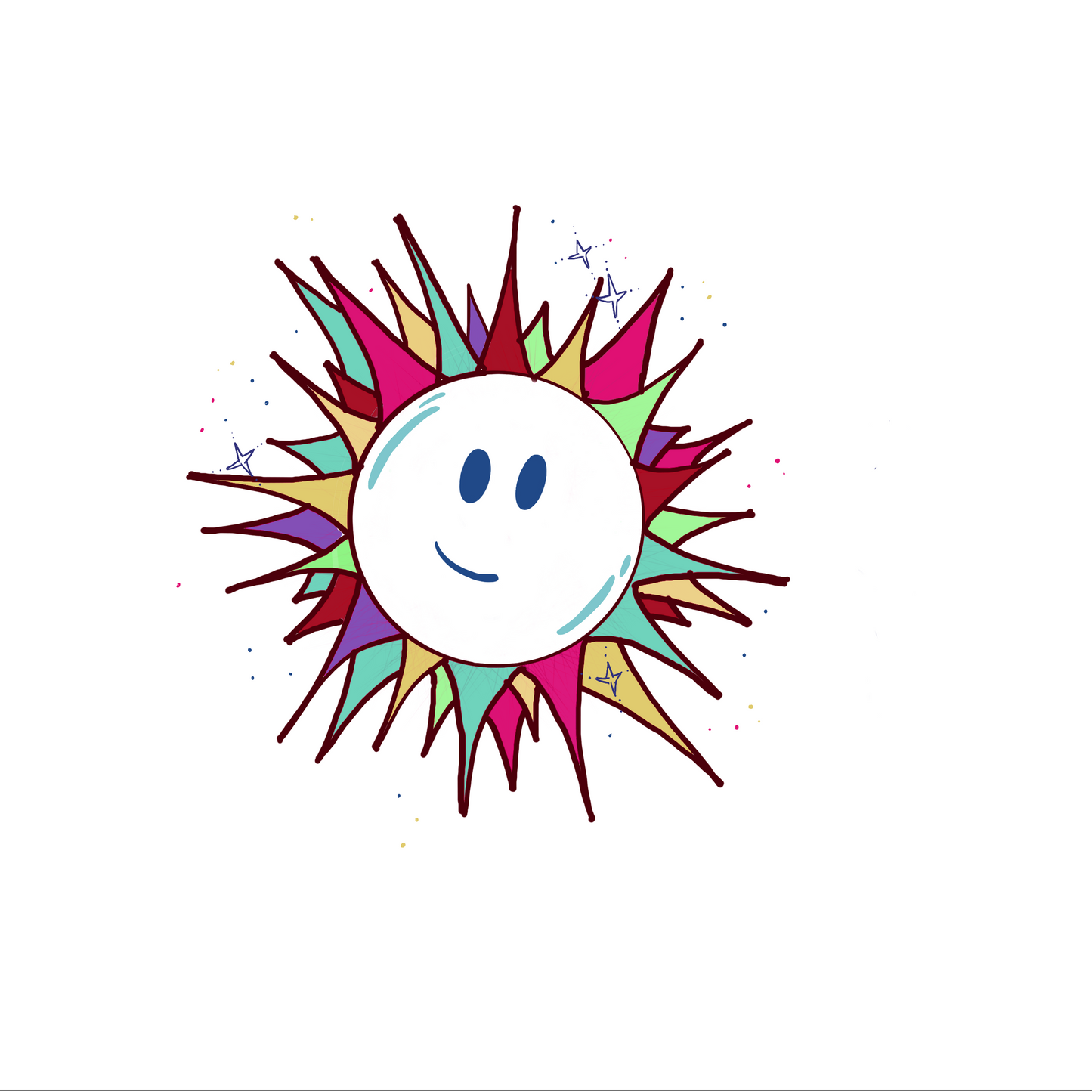 Sticker Spike Smile