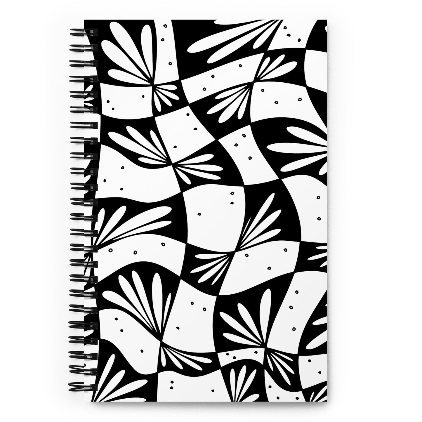 Spiral Notebook Abstract Flowers